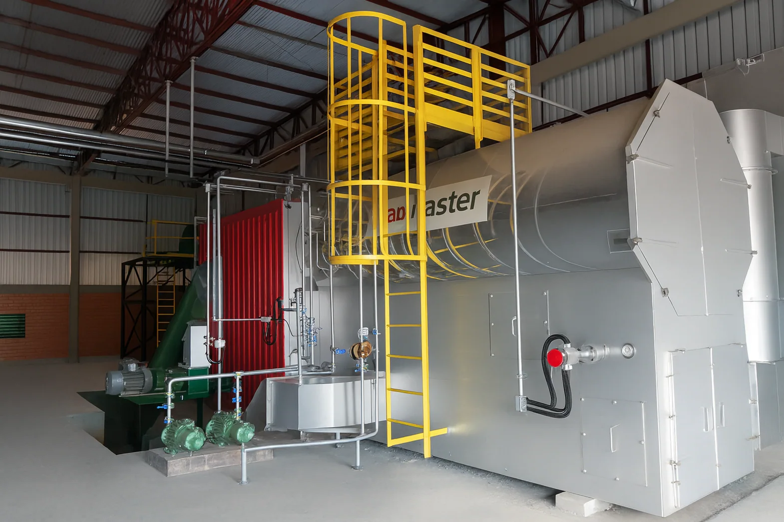 VMU-RG mixed firetube biomass boiler reference image