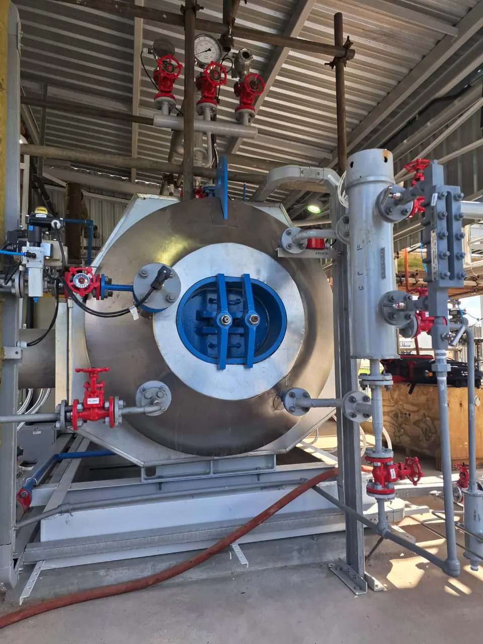 Installed EletriMax electric steam boiler for zero on-site emissions