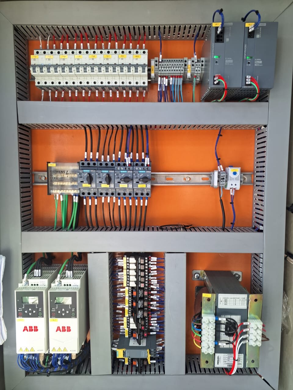 EletriMax power and control panel internal components