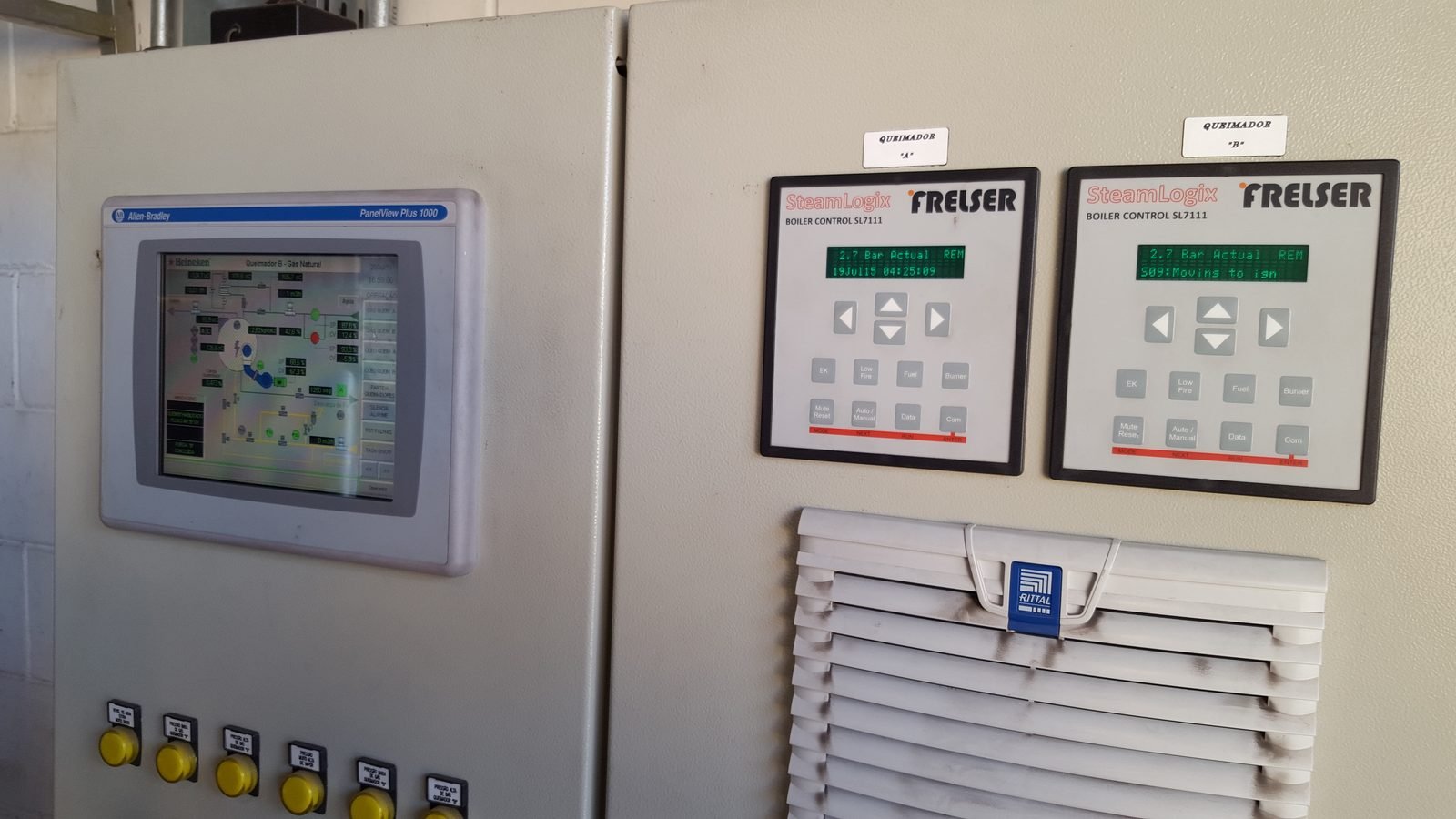 SteamLogix-OG combustion automation panel