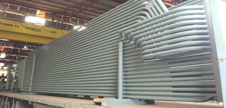 Waterwall panel used in the VME watertube furnace